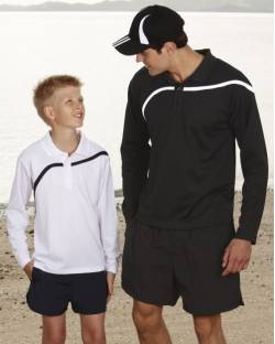 Hero Long Sleeve Polo, Mens